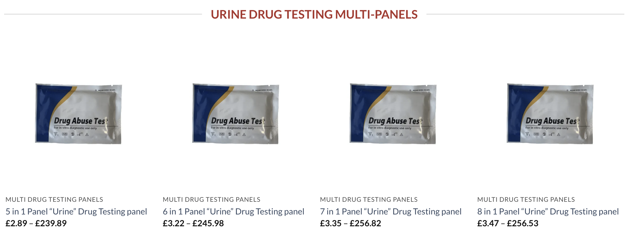 Buy multi panel drug tests