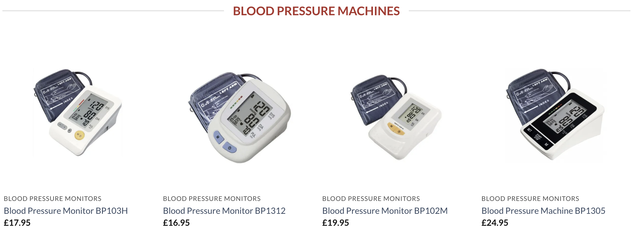 Buy blood pressure monitors